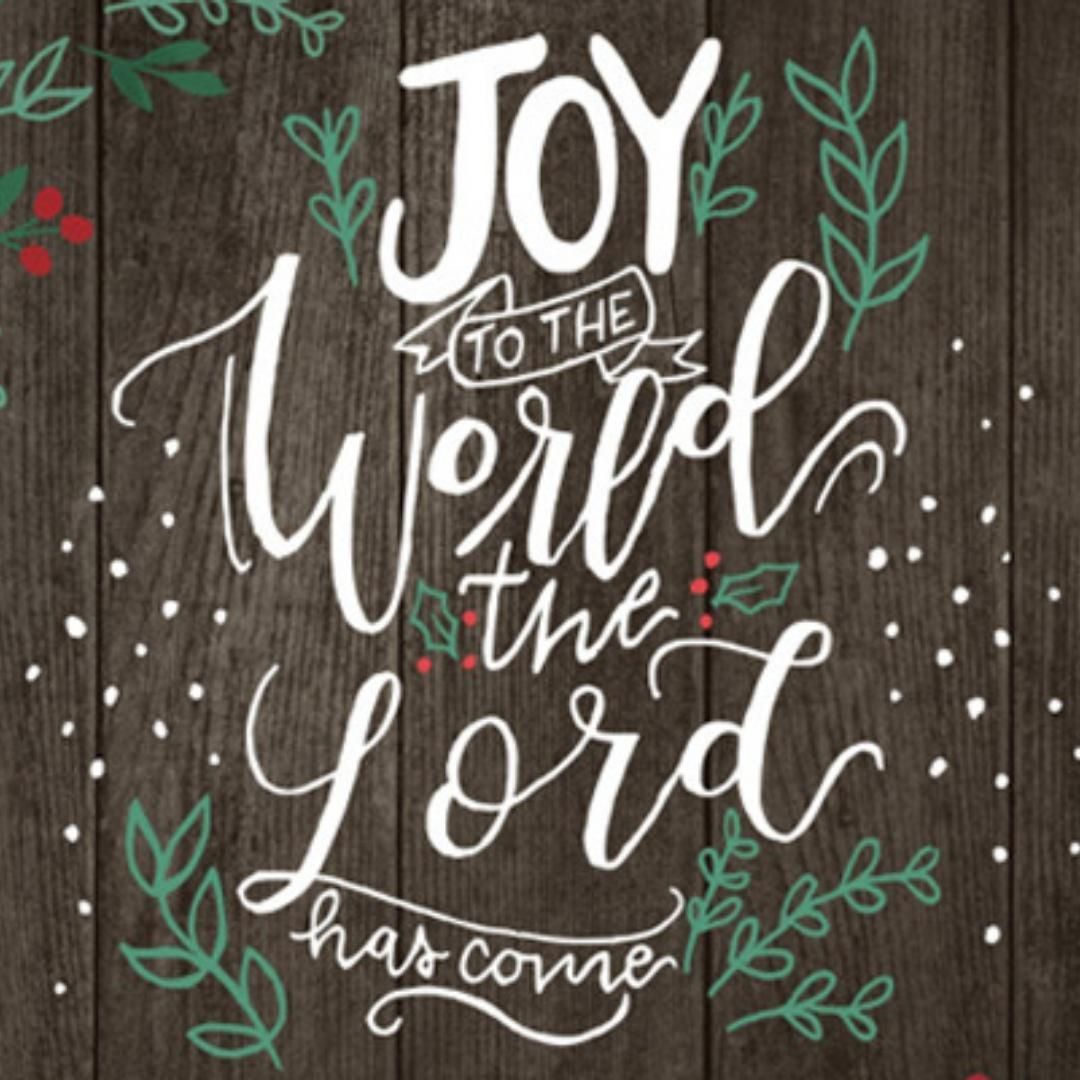 Joy to the world. The Lord has come! We pray blessings for your family this holiday season.