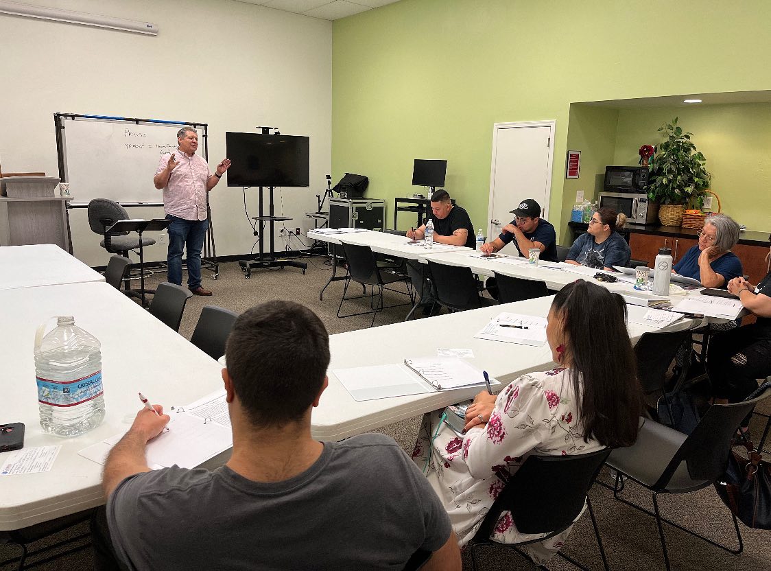 Tonight Mike Alameda taught a missionary training workshop for people who are interested learning more about missionary life. Praise God for the hearts of those who seek to serve God’s kingdom through local, national, or global missions.